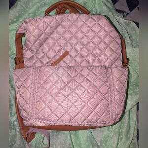 Tommy Bahama Quilted Backpack with Leather Accents Laptop/Diaper/Casual
